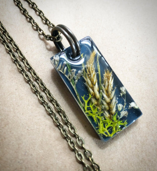 Under The Sea - Hand Made Resin Pendant Necklace No.1